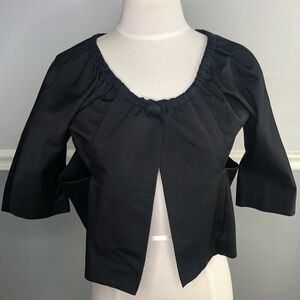 BCBGeneration Black Cropped Evening Jacket, XS